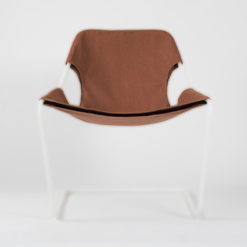 Replacement sling cover Sunbrella Heritage outdoor indoor for Paulistano armchair colour Rust