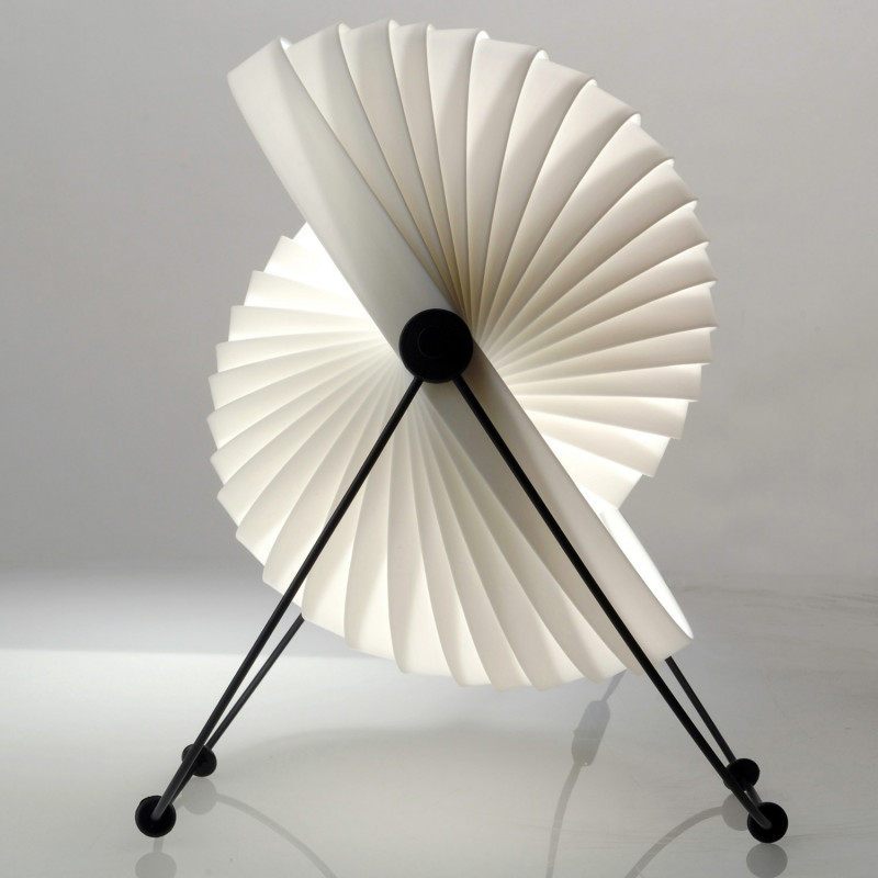 Lampe Eclipse - Enroulage tamisé - vue de côté