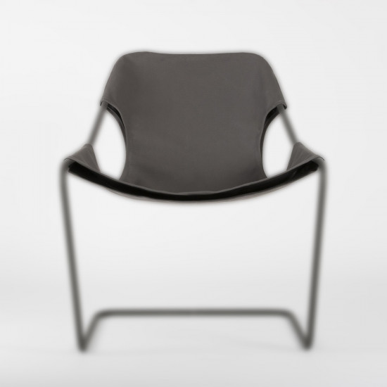 Taupe grey fabric cover for the Paulistano armchair